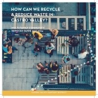 Multi-family Guide cover page with How Can We Recycle and Reduce Waste in Castro Valley.